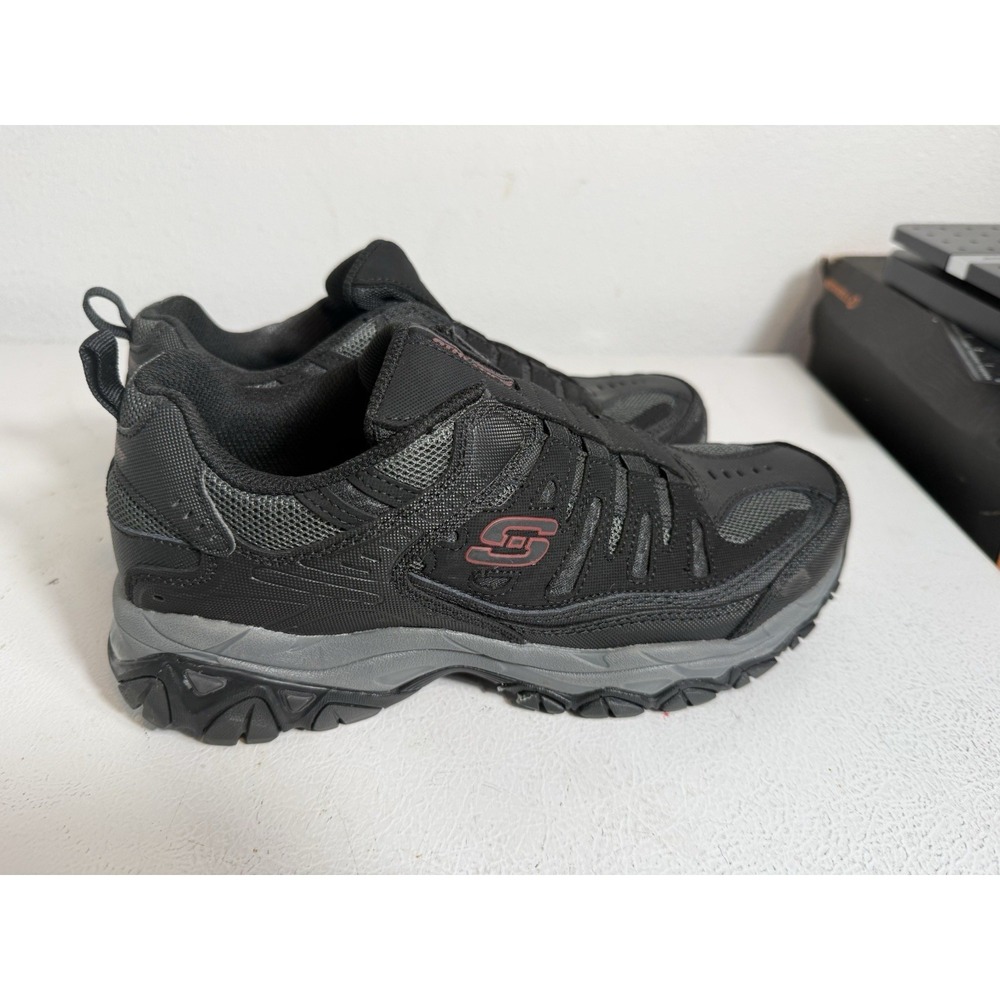 SKECHERS After Burn Memory Fit Slip On Training Shoe Mens 9. NWOT